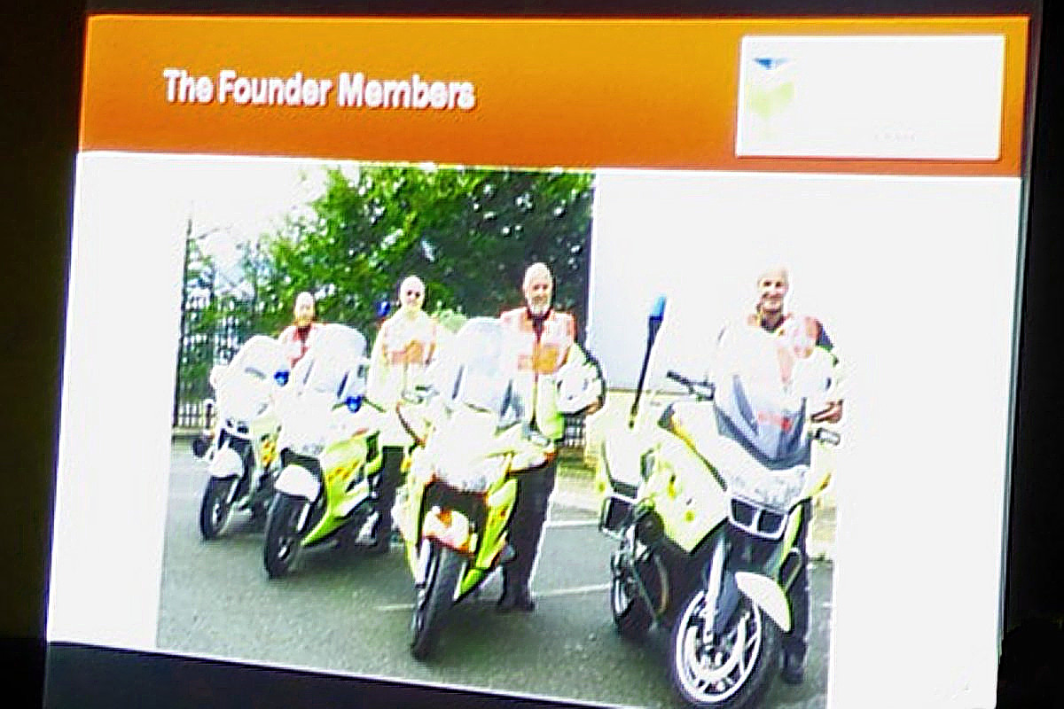 Blood Bikes - The Founder Members of the group