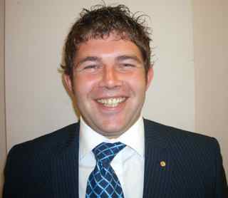 New Members 2008 -  Rotarian Gareth Hooson-Owen