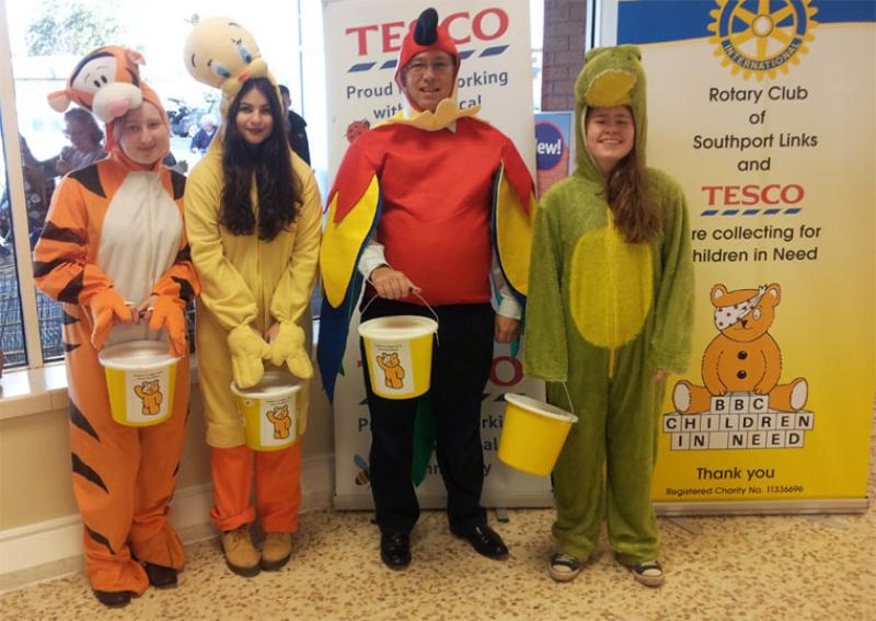 BBC Children in Need Collection - CIN Rotary Club of Southport Links 2