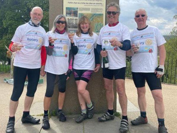 Mid Wirral sponsor creation of Learning Centres in Nepal  - Mid Wirral 2022/2023 President Alistair Clark joins CITC team on sponsored cycle ride raising over £25,000 for the project