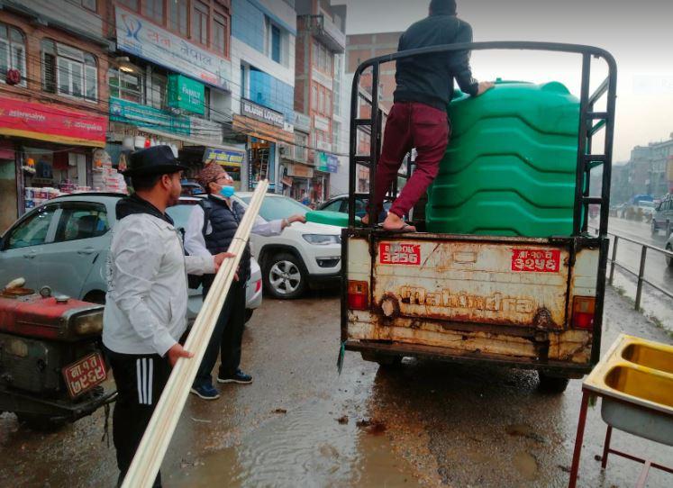 Nepal Project for clean water - Purchasing of materials in Banepa Nepal for the Brit Valley rotary project