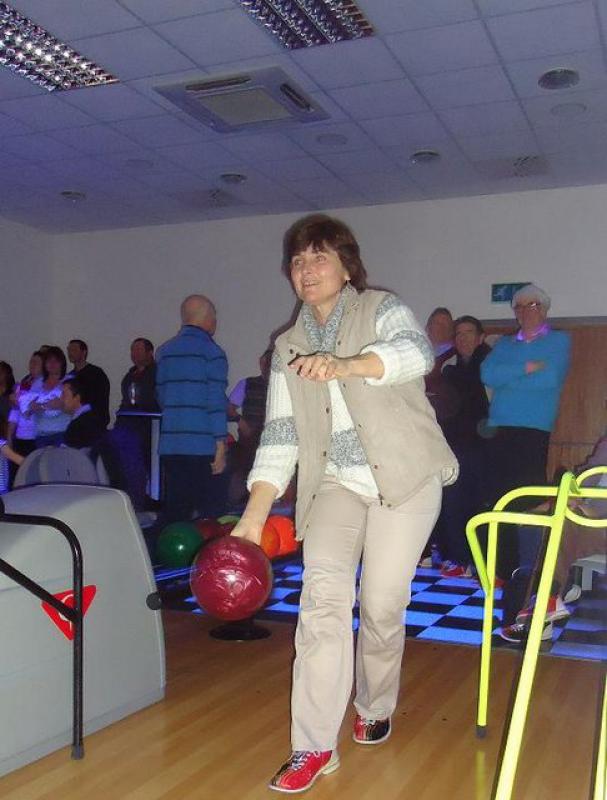 Steak and Bowls at the Grove in Leominster - Cathy giving it a go