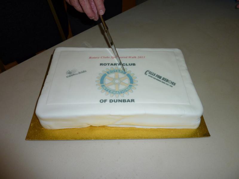 District Charity Walk - Celebration cake