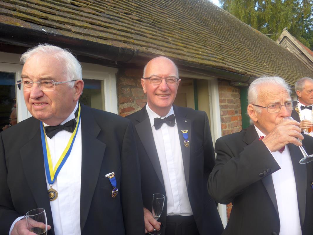 27th Charter Anniversary - Malcolm Wood Jim Milne and Iain Thompson