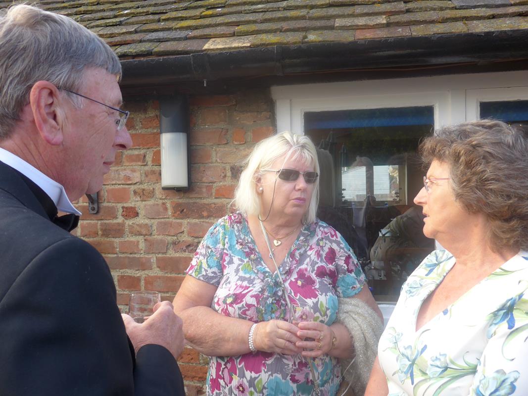 27th Charter Anniversary - Robert Parker with Vivien Parker and Sue Cozens