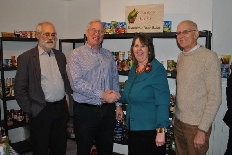 We support Knighton Food Bank with Ludlow RC - Good to be able to help those less fortunate than ourselves.
