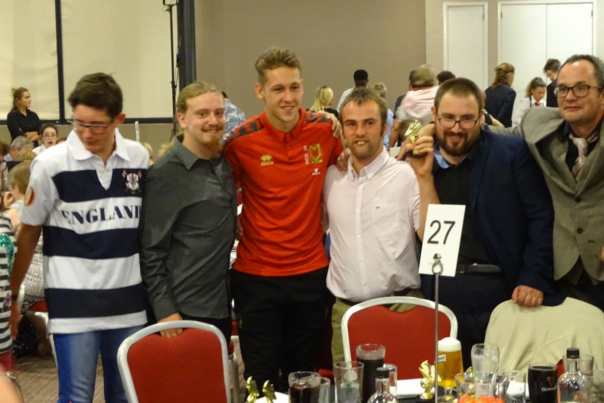 Leighton Linsalde's Disability Football Team receives Awards at MK Stadium - 