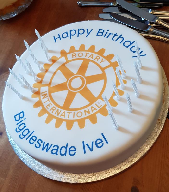 District Governor's Newsletter - September 2018 - Biggleswade Ivel’s 18th Birthday Cake