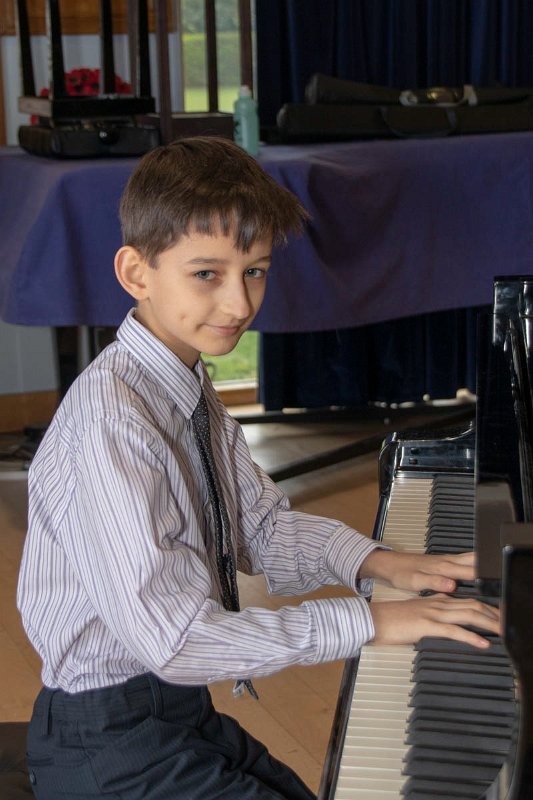 District Governor's Newsletter - April 2019 - Yazdi Madon, sponsored by Amersham Rotary,  winner of the Regional Final of the Young Musician competition. 
