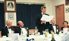 Trafalgar Night 2010 - Admiral for the night, President Elect Dennis Julian.