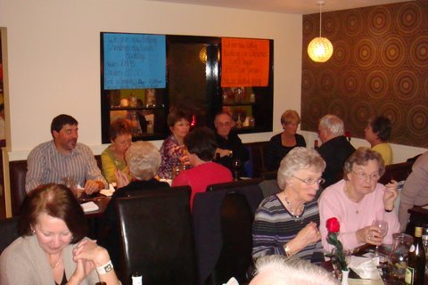 International Indian Meal at Natraj October 2008 -  General View of the Diners