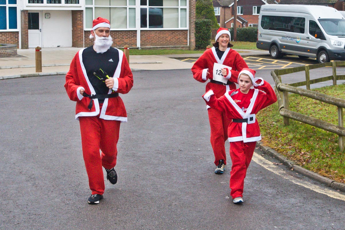 Our First Santa Fun Run - It was a great run