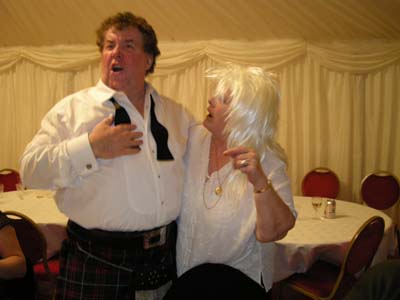 Inverness Conference October 2008 -  Singing his heart out with Tiny Turner