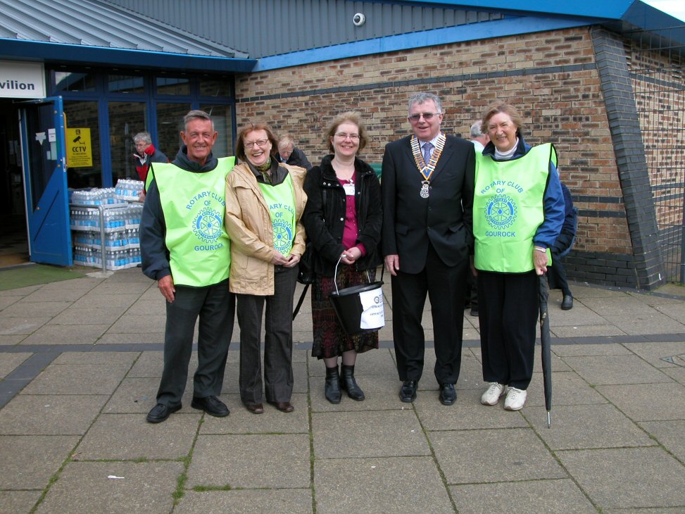 Opportunity Walks 2008 The Support - Help from the Rotary Club of Greenock