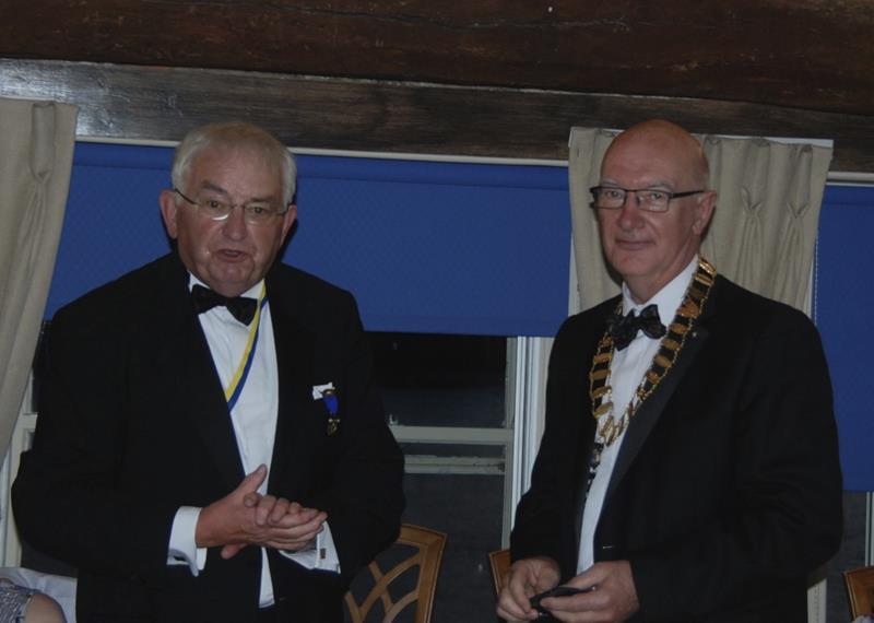 Charter Night 2015 - Another medal for the new Past President