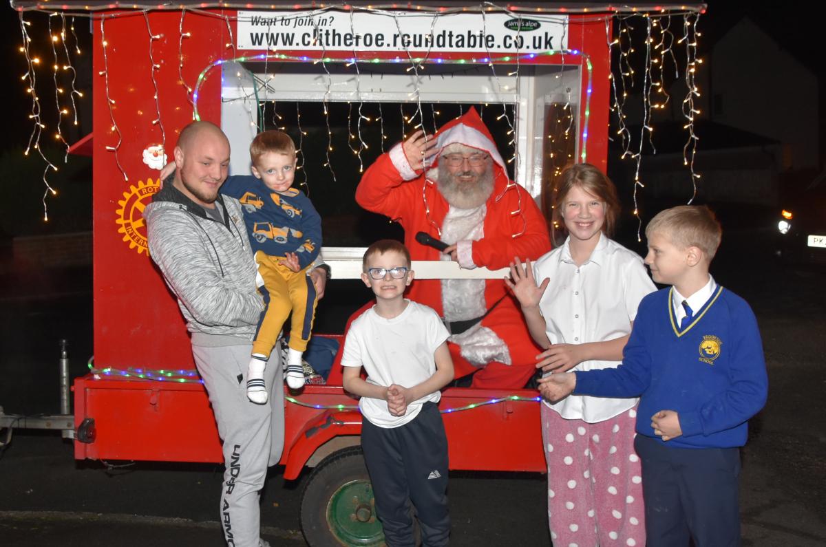 Santa visits Clitheroe and Ribble Valley Villages..... - 