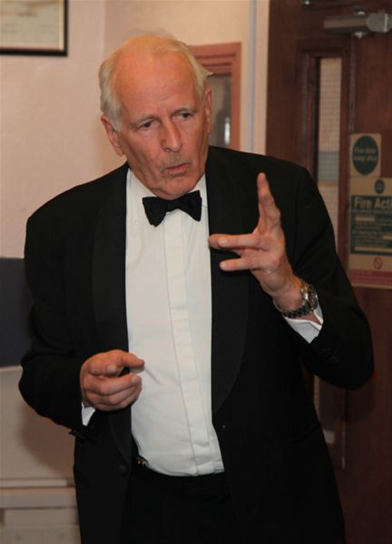 Trafalgar Night 2010 - Mr Dennis Wilkins - now comes the grim bit... .  .