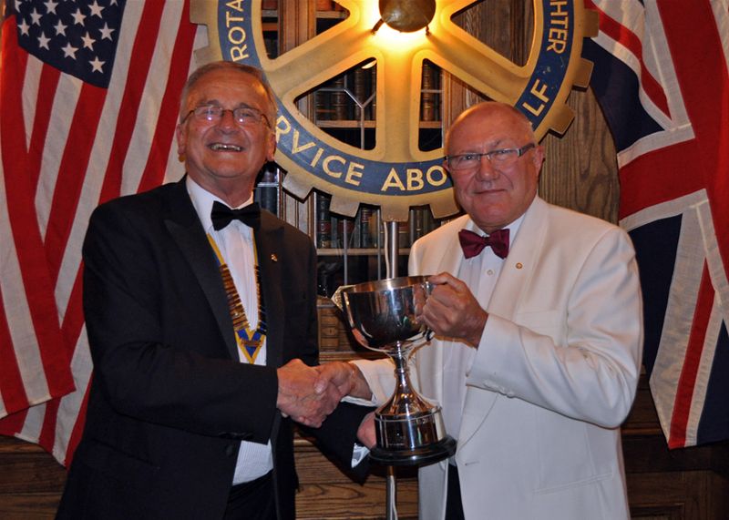 President's Night - David was presented with the Lamplighter of the Year Award.