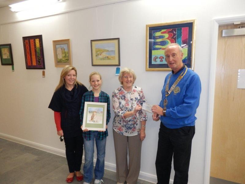 Rotary Year 2012-13 - Donation from sale of Art - nne Jackson
