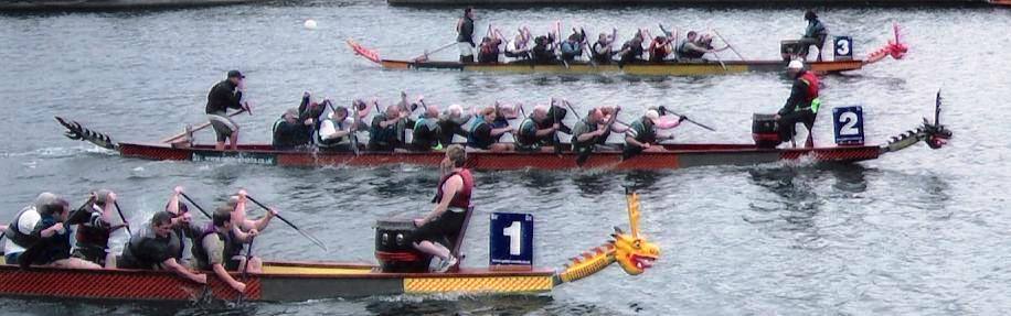 Rotary Club of Buxton and Dragon Boats - Fastest 2006 D1060 Time with five Buxton Rotarians participating:60.66 secs