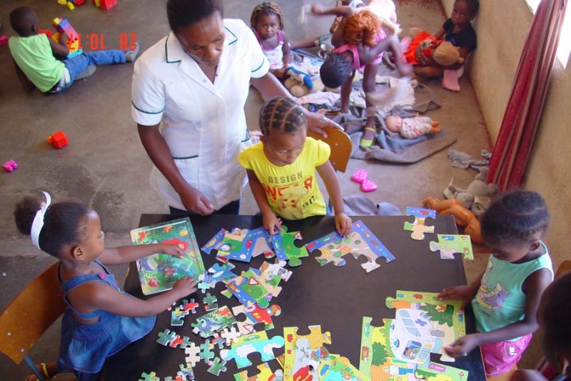 International Service - Playtime in the Ebenezer orphanage.