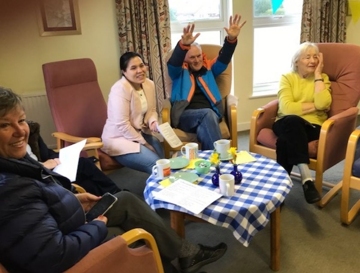 Mar 2022 Girton Memory Cafe with Entertainment - Our 11th Birthday - audience participation