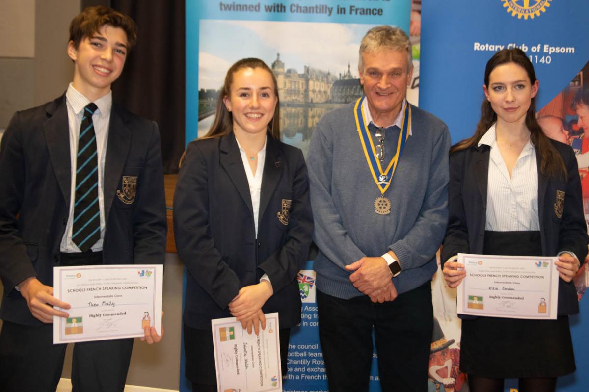 French Speaking Competition - Juliette Walsh, Ellie Jordan and Theo Mully