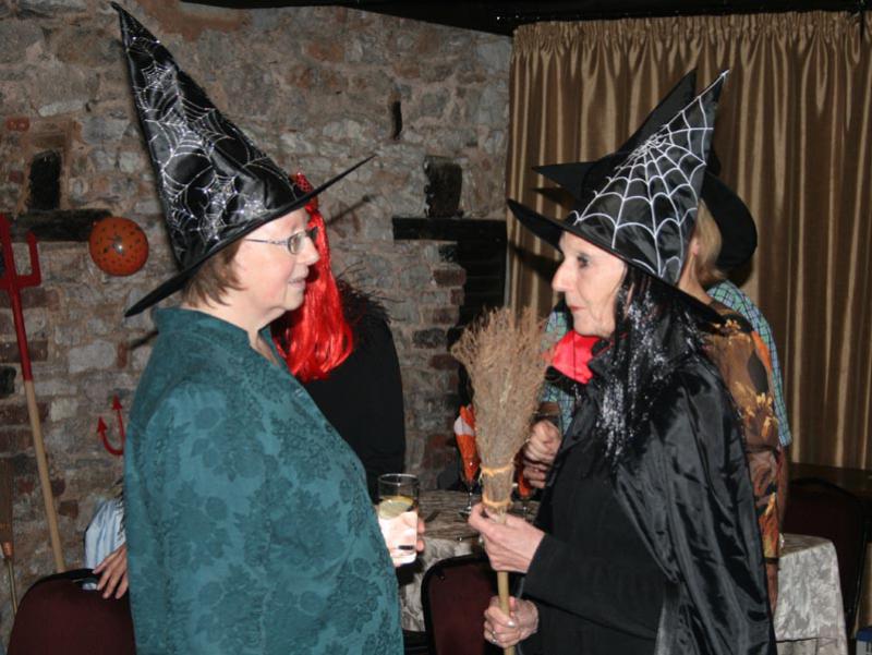 Rotary in Exeter - Even witches have to party at Halloween