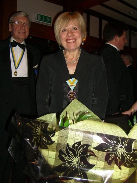 PRESIDENT'S NIGHT 2009 - District Governor Elect, Rtn. Margaret Hutchinson