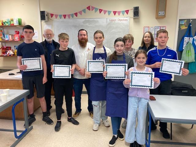 Young Chef Competition - All finalists received a certificate of commendation
