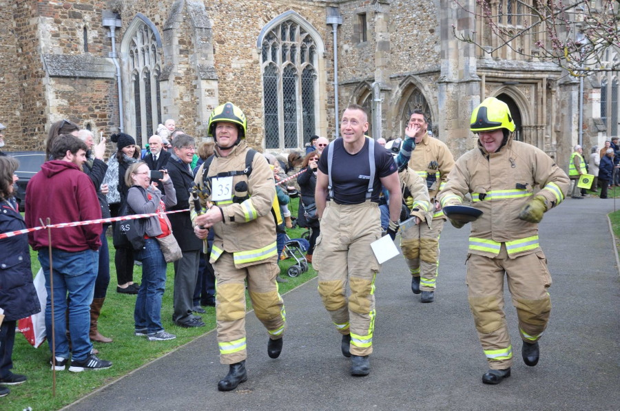Hitchin Priory Annual Pancake Festival 2017 - No fires needed to be put out today