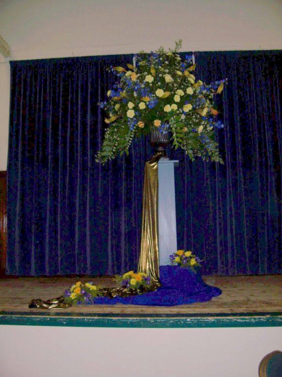 Inner Wheel 50th Charter Celebrations - Floral Decoration by Deanna Emerton