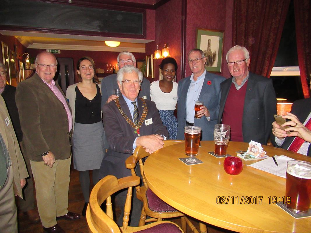 Rotary Foundation - Our delightful guests with some of the members)