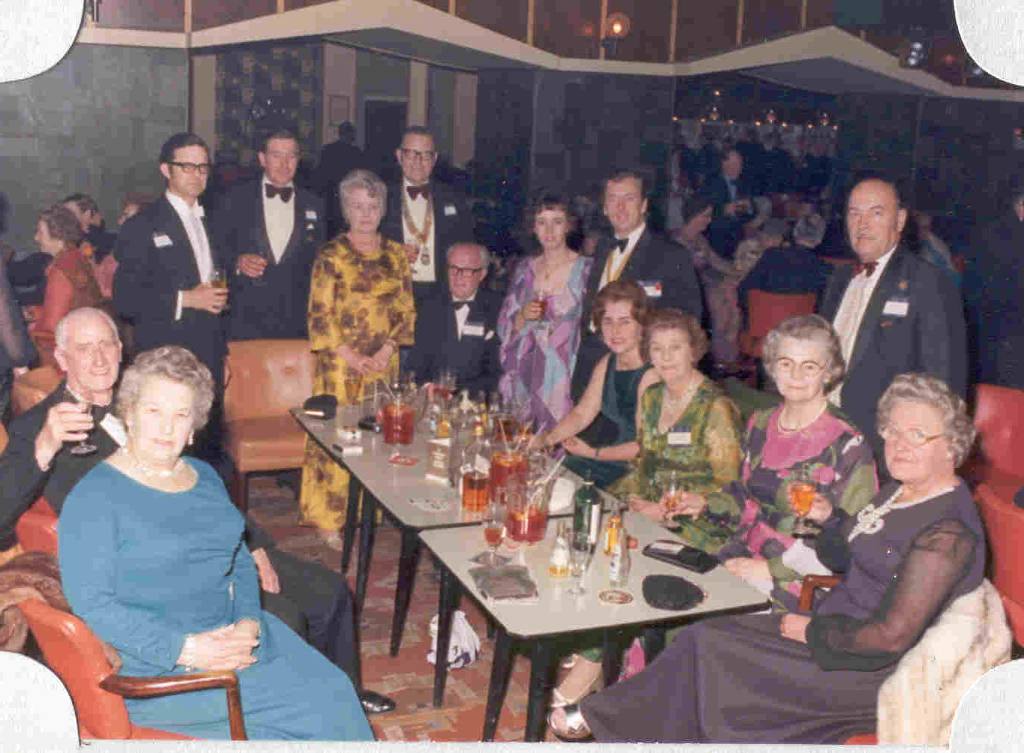 Club Members - At District Conference in 1974 with Fred Marsh as President