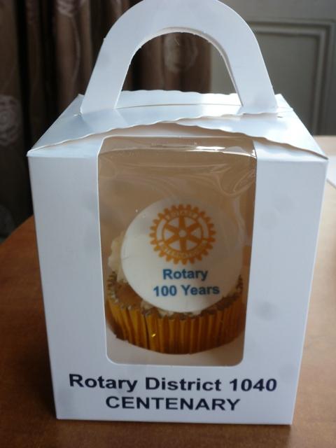 District 1040's 100th Rotary Conference Aireborough Style - Willie Clarke's gift