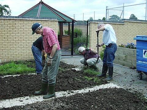 Gardening at Mirfield special School - 