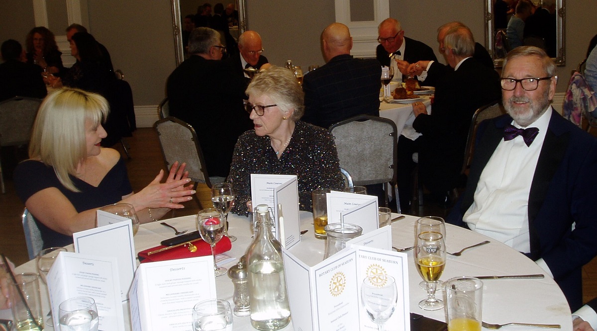 Club Dinner - Gillian Crossley with John & Lorna Wilson