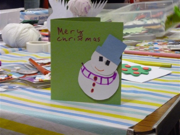 Santa's Grotto and Christmas Fair - One of the many Christmas cards produced on the day