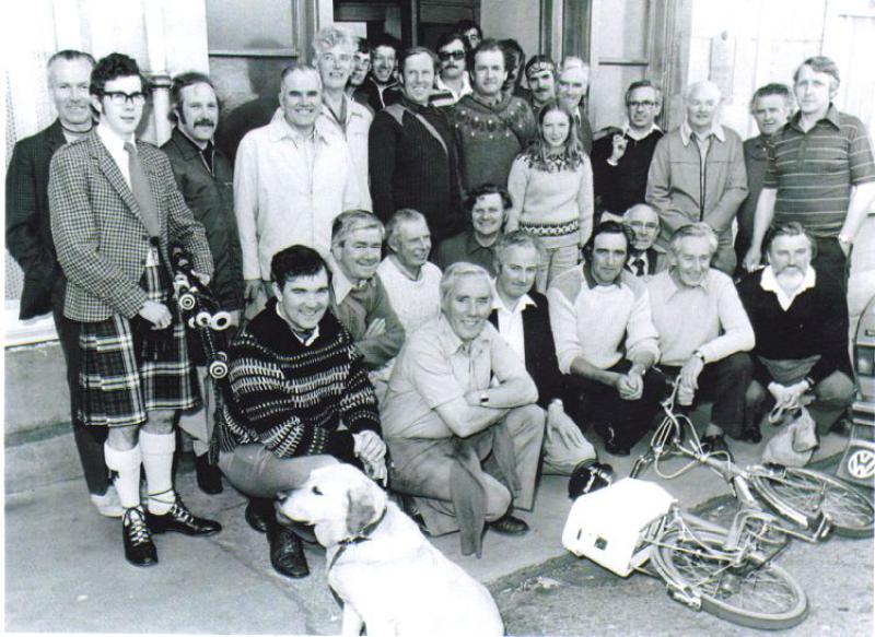Pictures from the Past - Group at Town Hall
