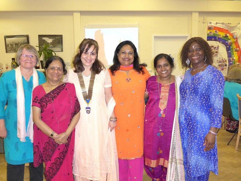 Indian Night - Rotarians and guests