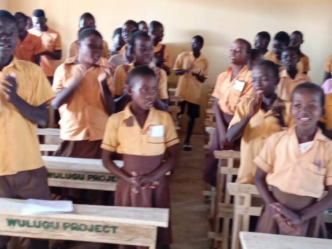 Desks for school in Ghana - 
