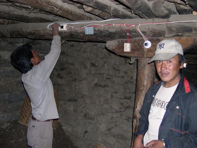 Halji Heathpost, Nepal - HaljiHouse wiring Halji