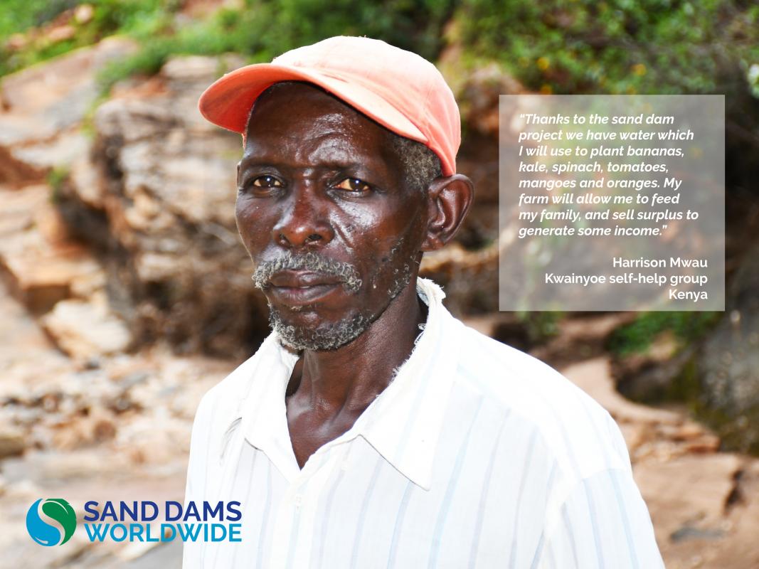 Sand Dams - Build project at Kwainyoe, Kenya.  - 