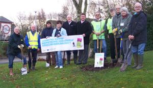 World Record Tree Planting - The team at Eden Valley Hospice