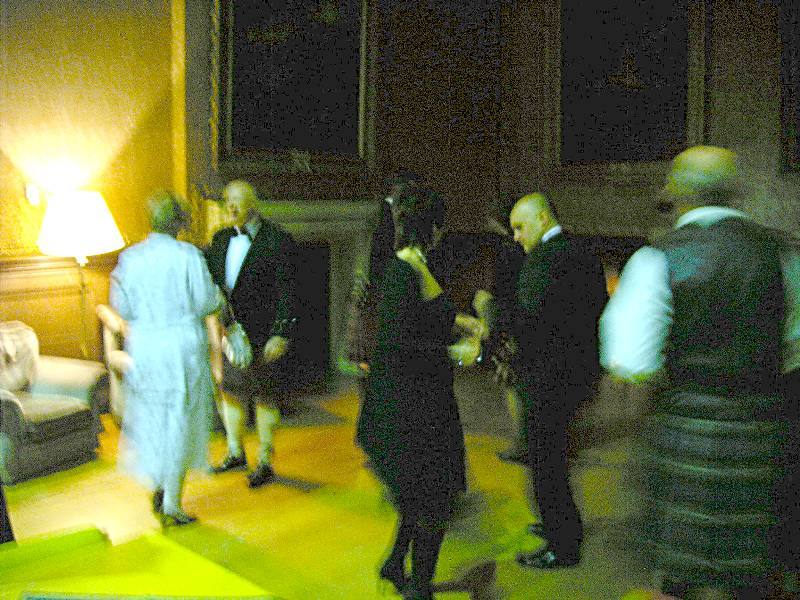 Christmas Party 2005 - Blurred dancers whirl the night away