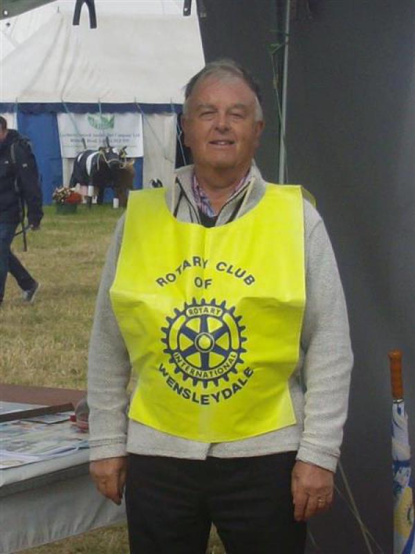 Rotary club presence at Wensleydale Show - Rtn David Milner