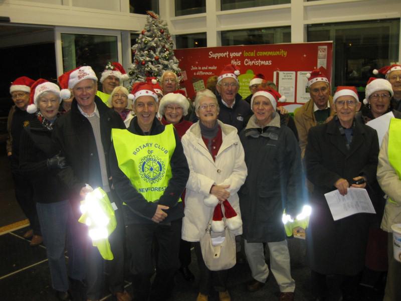 Asda And Morrisons Christmas Collections And Carols At Asda Rotary Club Of New Forest