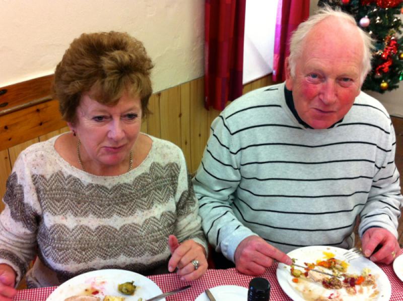 Roy Treloar's Xmas Lunch 2013 - Bob and Jackie Royds
