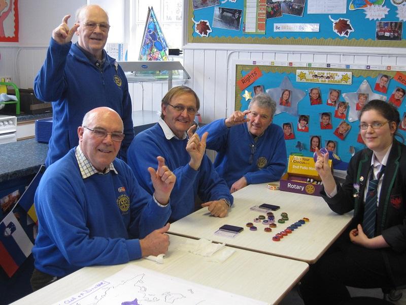 Purple Pinkie in Dunbar Primary Schools - 