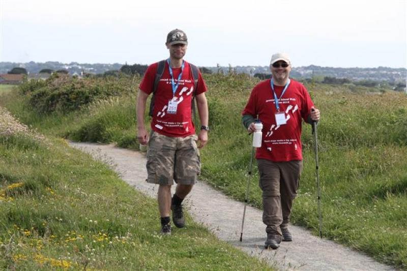 Annual Itex-Rotary Walk around Guernsey (6  June 2012) - Walking at Chouet